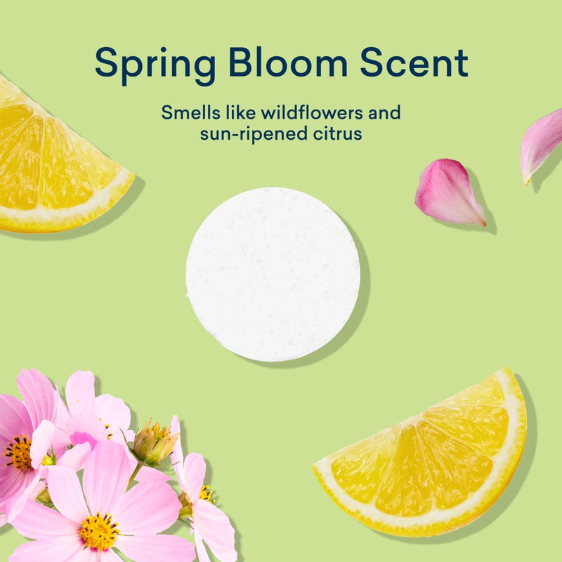 BLUELAND Laundry Detergent Tablets, 120 Count, Spring Bloom Scent, Plastic-Free Eco-Friendly Pods, Sheets, Liquid Alternative - Safe for Sensitive Skin, Gentle - Image 4